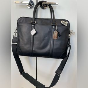 COACH Men’s briefcase: brand new, with tags